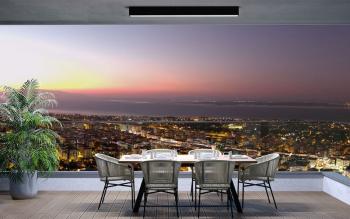 Panoramic seaview apartments for sale in Izmir Narlidere / 24 months installment 