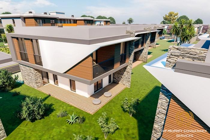 3 bedroom new house with nature view for sale in Kusadasi Davutlar 